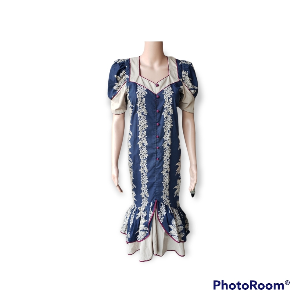 Yen's Vintage Hawaiian MuMu Dress - Picture 3 of 10